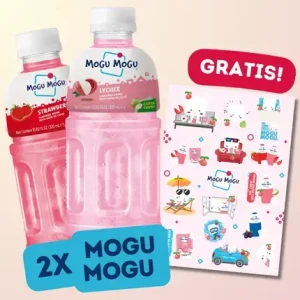 Zestaw 2x Mogu Mogu + naklejki