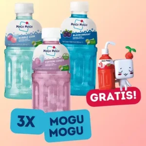 Zestaw 3x Mogu Mogu + figurka