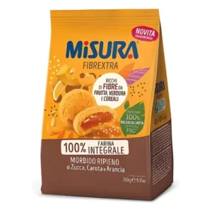 Misura Fibrextra Biscotti Ripieni Arancio 260g