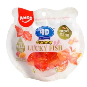 Amos 4D Fruit Gummy Lucky Fish 60g