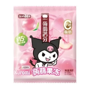 Kuromi Peach Gummy Jelly 96g