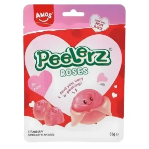 Amos Peelerz Roses Peelable Gummy 65g