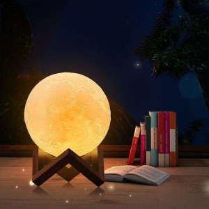 LAMPKA NOCNA LED KSIĘŻYC 3D