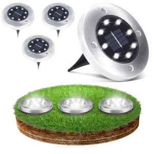 Zestaw 4x LAMPKI OGRODOWE SOLARNE GRUNTOWE