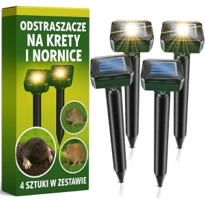 4x ODSTRASZACZ NA MYSZY KRETY GRYZONIE MOCNY