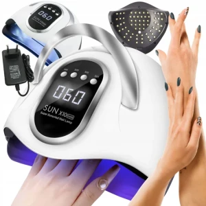 MOCNA LAMPA LCD DO PAZNOKCI UV LED DO HYBRYD ŻELI