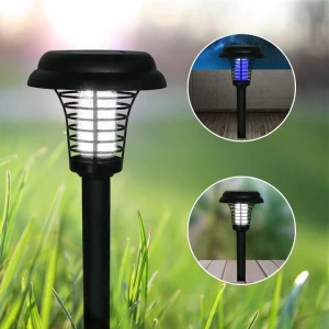 SOLARNA LAMPA 2W1 OWADOBÓJCZA NA OGRÓD TARAS