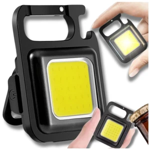 MINI LATARKA BRELOK LED KIESZONKOWA MAGNES OTWIERACZ UCHWYT NÓŻKA