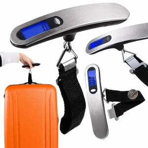 WAGA BAGAŻOWA DO 50KG PODRÓŻNA HAKOWA TURYSTYCZNA LOTNICZA RĘCZNA LCD