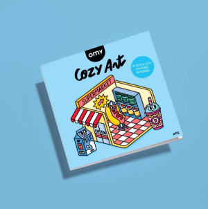 Omy KOLOROWANKA COZY ART - SUPER MARKET 