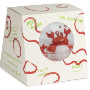 Petit Boum Petit Boum Happy Bubbles – kula sensoryczna Krab 