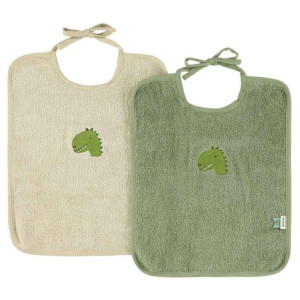 Trixie Śliniaki XL 2-pack - Aura Dinozaur Trixie Baby 