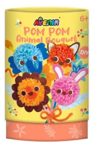 Avenir POM POM - Bukiet z pomponami Zwierzęta 