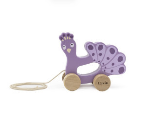 Trixie Drewniana zabawka do ciągnięcia - Paw Trixie Baby 