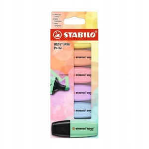Stabilo STABILO BOSS MINI Pastel 6pc wallet 