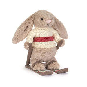 Jellycat Króliczek Beżowy na Nartach 20 cm 