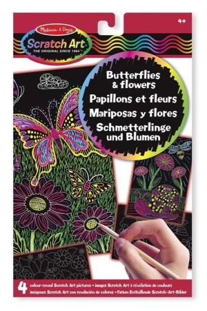 Melissa&doug Zestaw do grawerowania Kwiaty i Motyle 