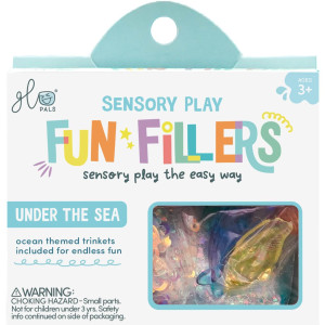 Glo Pals Glo Pals - SEA Fun Fillers Wkład, figurki, brokaty i barwniki do słoików, zabaw sensorycznych 