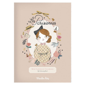 Moulin Roty Kolorowanka Les Parisiennes - 36 stron 