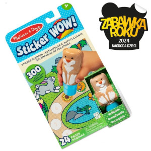 Melissa&doug Sticker WOW Króliczek 