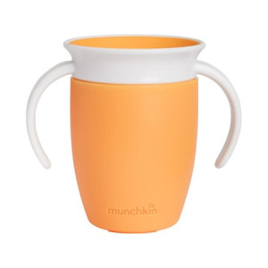 Munchkin Munchkin Miracle 360° kubek treningowy z uchwytami, pomarańczowy, 207 ml 