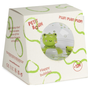 Petit Boum Petit Boum Happy Bubbles – kula sensoryczna Żaba 