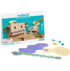 Makedo Zestaw kreatywnych kształtów Makedo Deco-Props - Blobbies 25 el. 