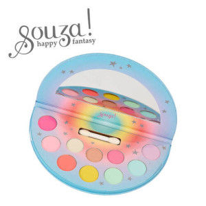 Souza! Paleta cieni do powiek z lusterkiem dla dzieci 11 el. Jednorożec 