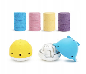 Munchkin Munchkin Color Buddies™ Zabawki i kolorowe pastylki do kąpieli 