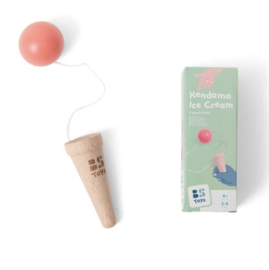 Bs Toys BS Toys, Kendama lody – gra zręcznościowa dla dzieci, ćwiczenie refleksu i precyzji, 6+ 