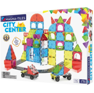 Magna-tiles MAGNA-TILES® Klocki Magnetyczne City Center 110 el. 