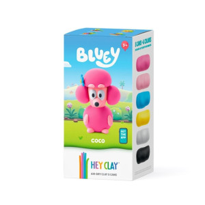 Hey Clay Hey Clay - Figurka Bluey Coco + akcesoriami 5pak 