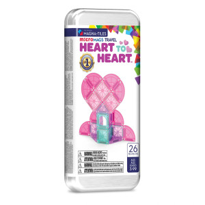 Magna-tiles MAGNA-TILES® Klocki Magnetyczne microMAGS Heart to Heart Travel 26 el. 