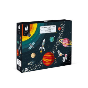 Janod Puzzle edukacyjne, układ słoneczny, 100 elementów 