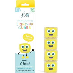 Glo Pals Kostki sensoryczne do kąpieli, Alex 