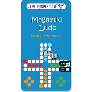 The Purple Cow Podróżna gra magnetyczna The Purple Cow - Chińczyk/Ludo 