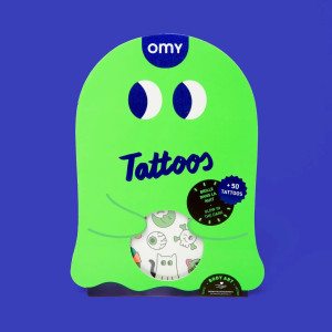 Omy TATUAŻE DLA DZIECI 50 SZTUK - BOO! 
