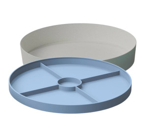 Jellystone Jellystone, Tacka sensoryczna Play Tray Soft Blue 2w1 pojemnik niebieski 
