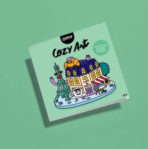 Omy KOLOROWANKA COZY ART - PARYŻ 