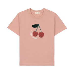Lassig T-Shirt Jersey GOTS Cherry peach - 74/80 7-12 months - Lassig 