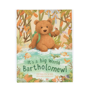 Jellycat „It's a Big World Bartholomew” Książeczka dla Dzieci 