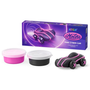 Hey Clay Masa plastyczna, cyber auto, różowe 