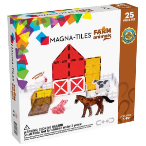 Magna-tiles Klocki Magnetyczne Farm Animals 25 el. 