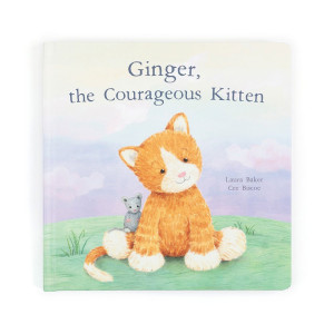 Jellycat „Ginger, the Courageous Kitten” - Książeczka dla Dzieci JellyCat 
