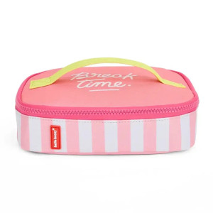 Hello Hossy Hello Hossy Lunchbox Mini Pink Stripes 