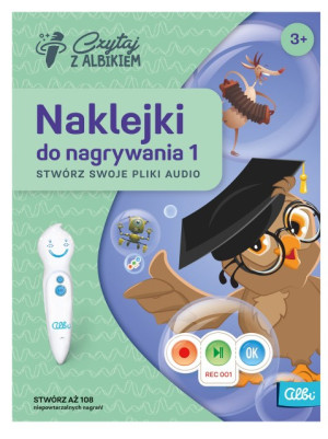 Czytaj Z Albikiem Naklejki do nagrywania 