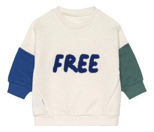 Lassig Bluza z bawełny organicznej, little gang, free milky, 4-6 lat 