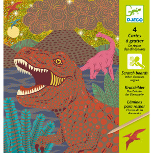 Djeco Dinozaury, wydrapywanka 
