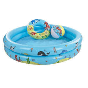 The Swim Essentials Basen, koło treningowe i piłka plażowa 