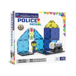 Magna-tiles MAGNA-TILES® Klocki Magnetyczne Patrol Policji 20 el. 